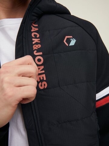 JACK & JONES Overgangsjakke 'Logan' i sort