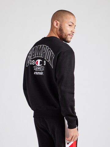 Felpa di Champion Authentic Athletic Apparel in nero: frontale