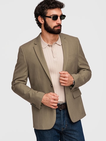 Veste de costume Ombre en vert : devant
