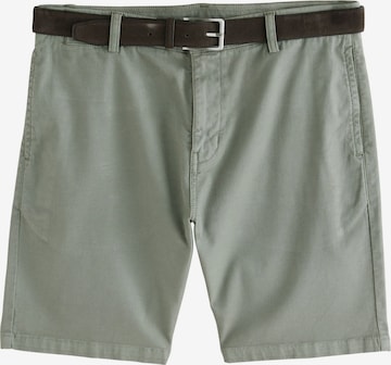 Next Normalny krój Spodnie w kolorze zielony: przód