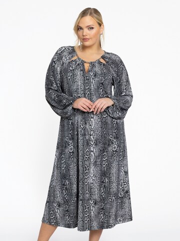 YOEK Kleid in Grau: Vorderseite