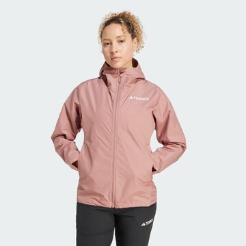 ADIDAS TERREX Outdoorjas in Roze: voorkant