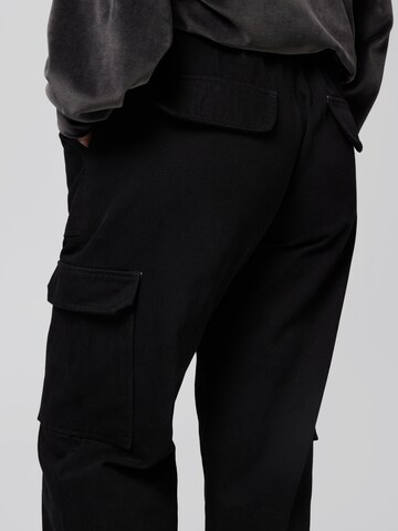 A LOT LESS Wide leg Broek 'Frances' in Zwart