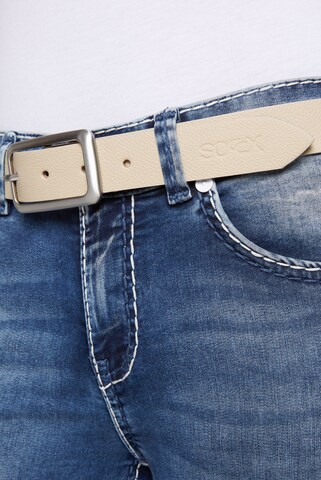 Soccx Belt in Beige