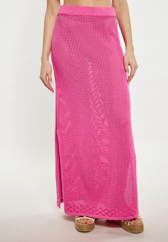 IZIA Skirt in Pink: front