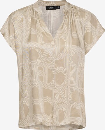 SOAKED IN LUXURY Bluse 'Marian' i beige: forside