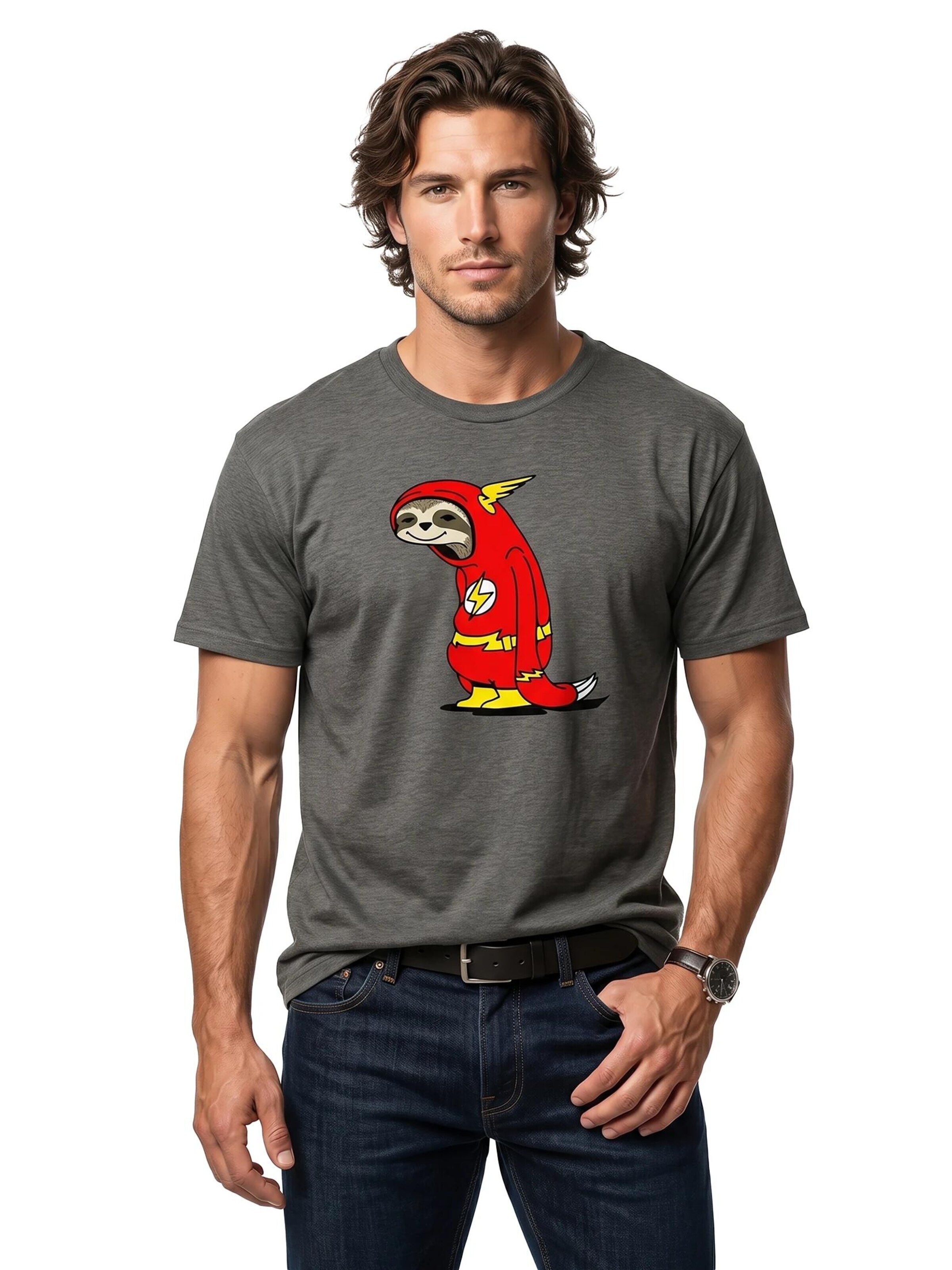 MAKAYA Shirt 'Flash Faultier' in Grey