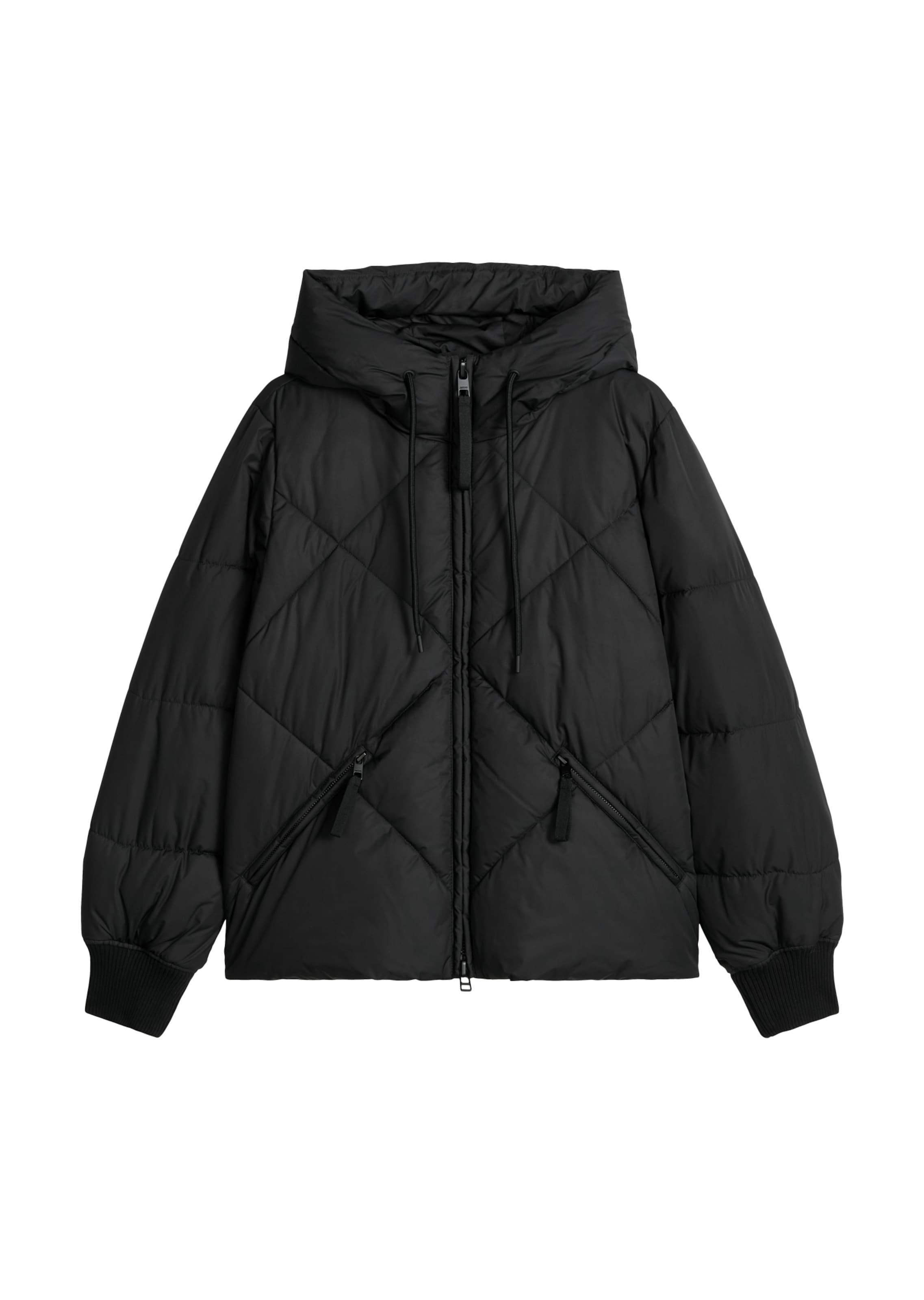 Veste mi-saison Marc O'Polo DENIM en noir : devant