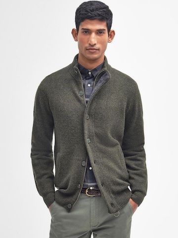 Barbour Knit cardigan in Green