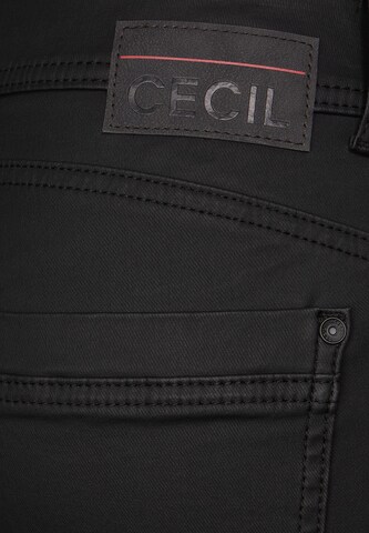 CECILSlimfit Hlače 'Toronto' - crna boja