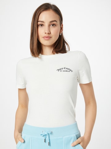T-shirt 'HAYLEE' Juicy Couture Black Label en beige : devant