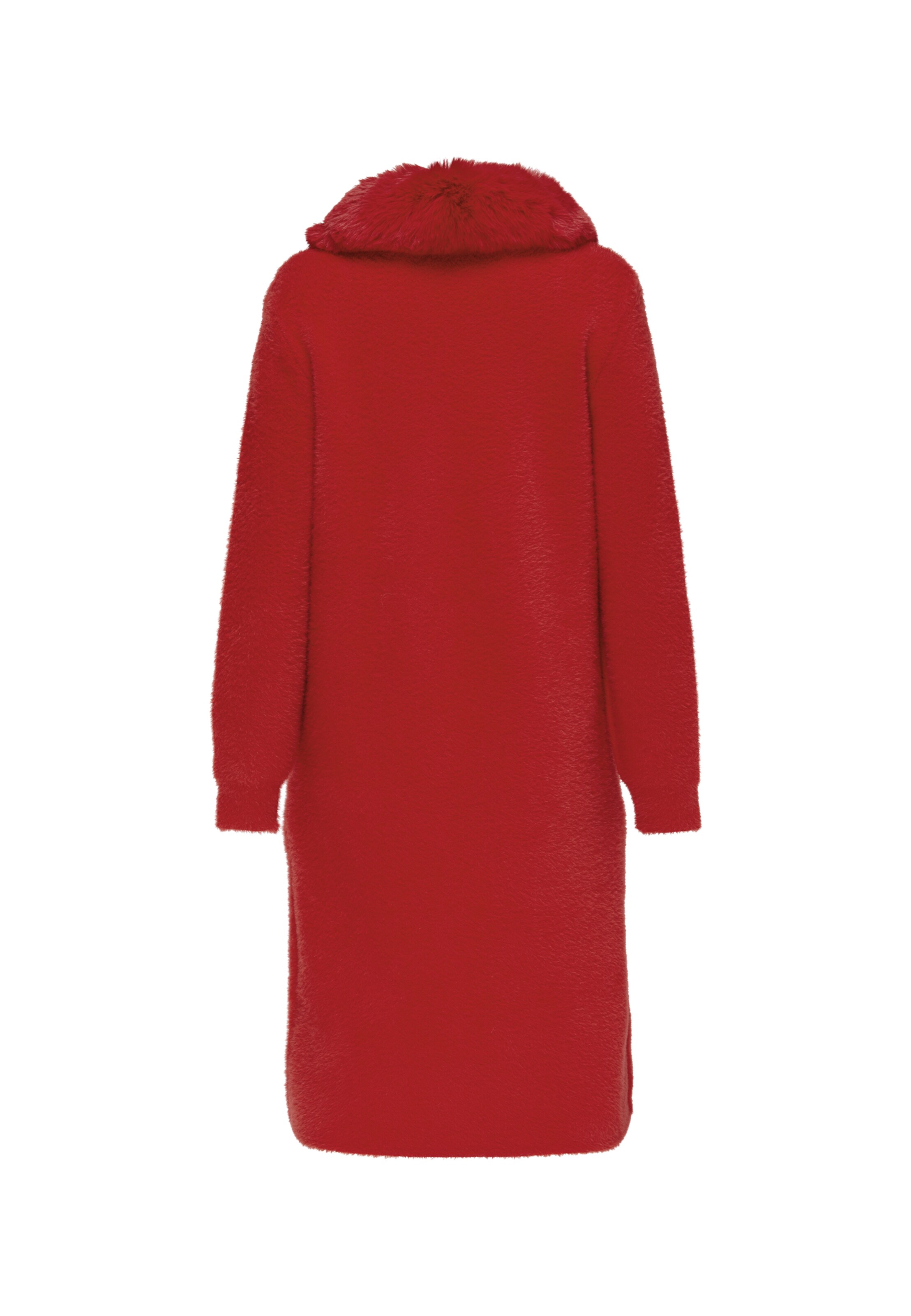 faina - Sobretudo de malha em vermelho