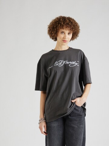 Ed Hardy T-shirt i grå