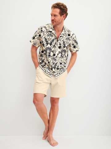 CALIDA Shirt 'RMX Lounge Lecce'‌‌‌‌‌‌‌‌‌ in Beige