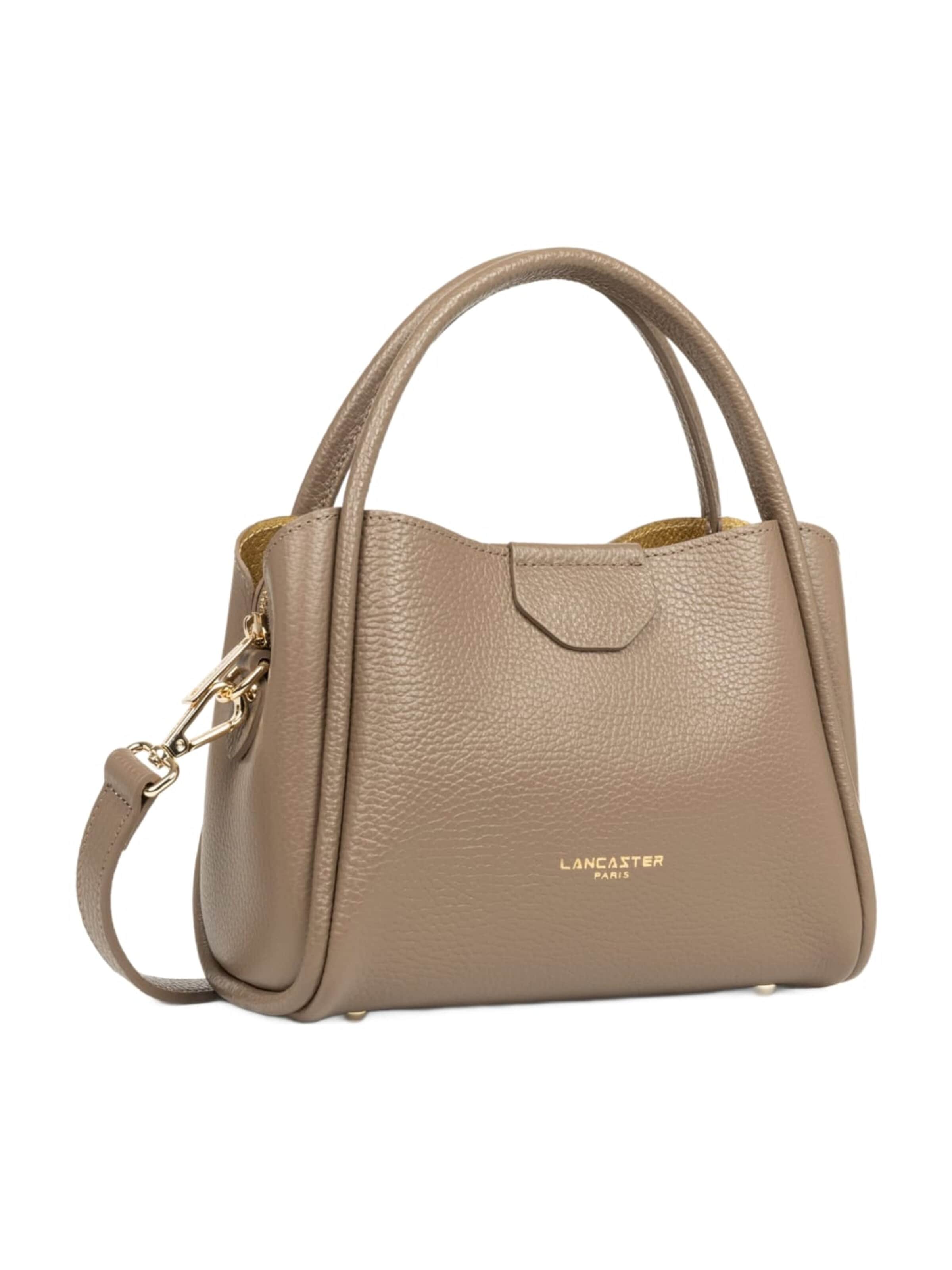 zelts LANCASTER Paris Rokassomiņa 'Lancaster Sac à main Aimantée S Ida Double Taupe - In - Or'