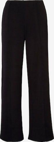 OBJECT Loose fit Pants 'OBJANDREA' in Black: front