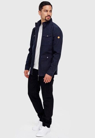 INDICODE JEANS Between-Season Jacket 'Blackburn' in Blue