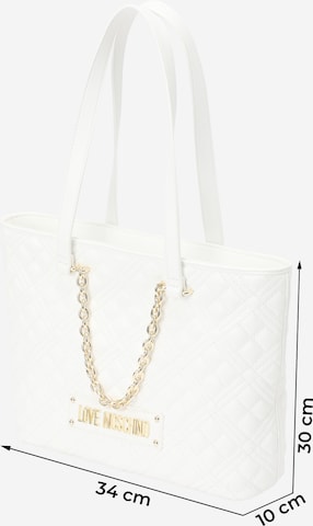 Love Moschino - Shopper em branco