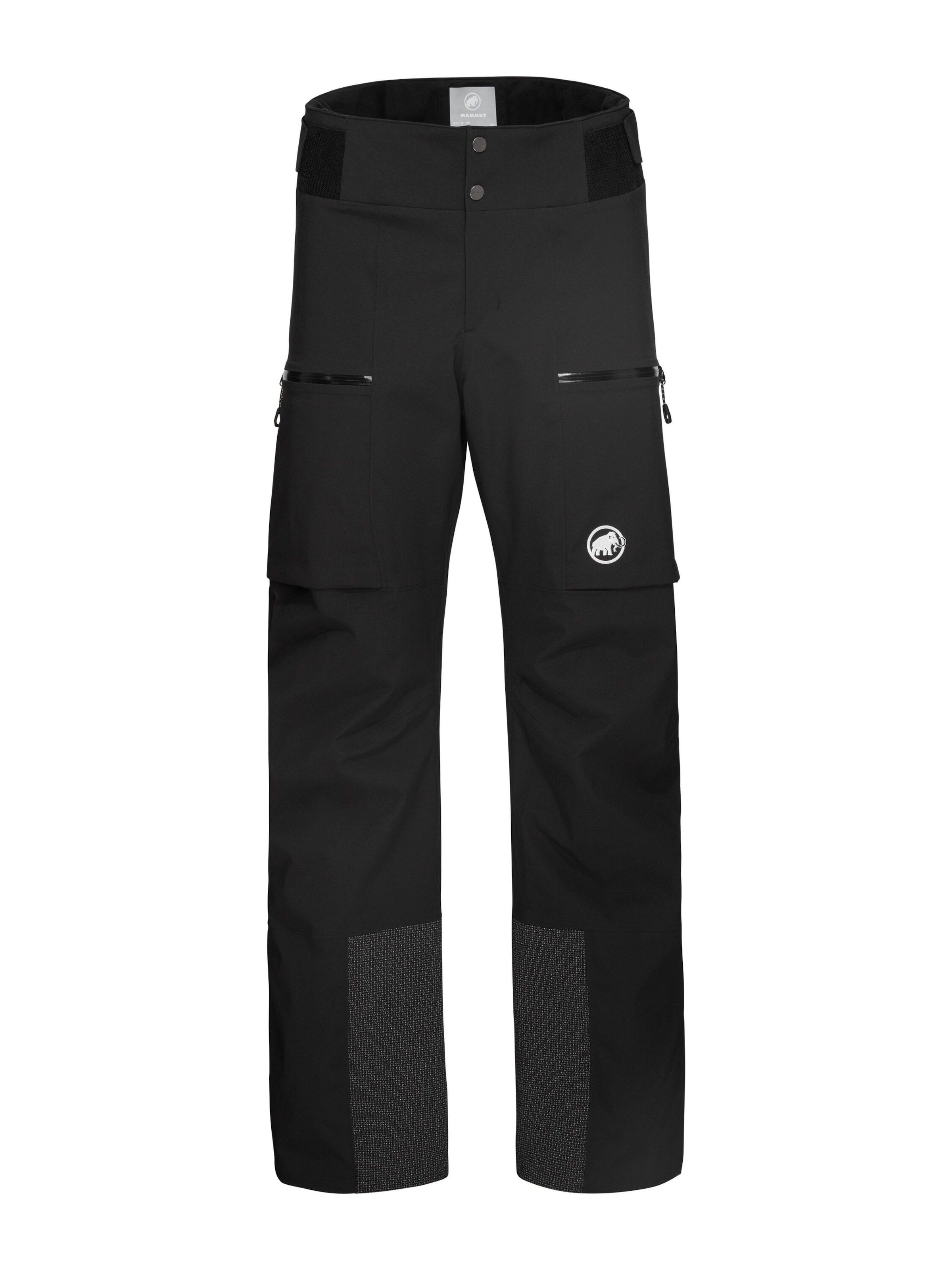 MAMMUT Loosefit Outdoorhose ‘Stoney HS’ in Schwarz: Vorderseite