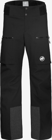 MAMMUT Outdoorhose ‘Stoney HS’ in Schwarz: Vorderseite