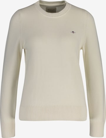 GANT Trui 'CLASSIC' in Beige: voorkant