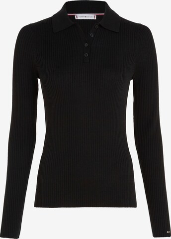 TOMMY HILFIGER Sweater 'Essential' in Black: front