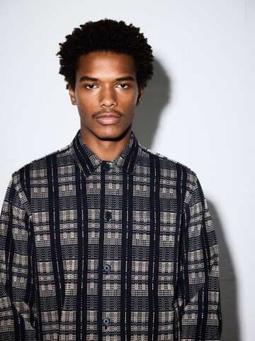 Next Regular fit Button Up Shirt in Blue