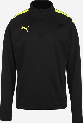 PUMA Athletic Sweatshirt in Black: front