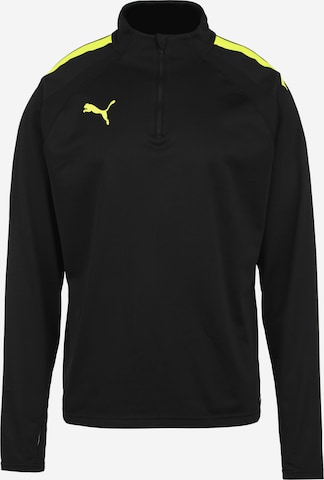PUMA Sportsweatshirt in Zwart: voorkant