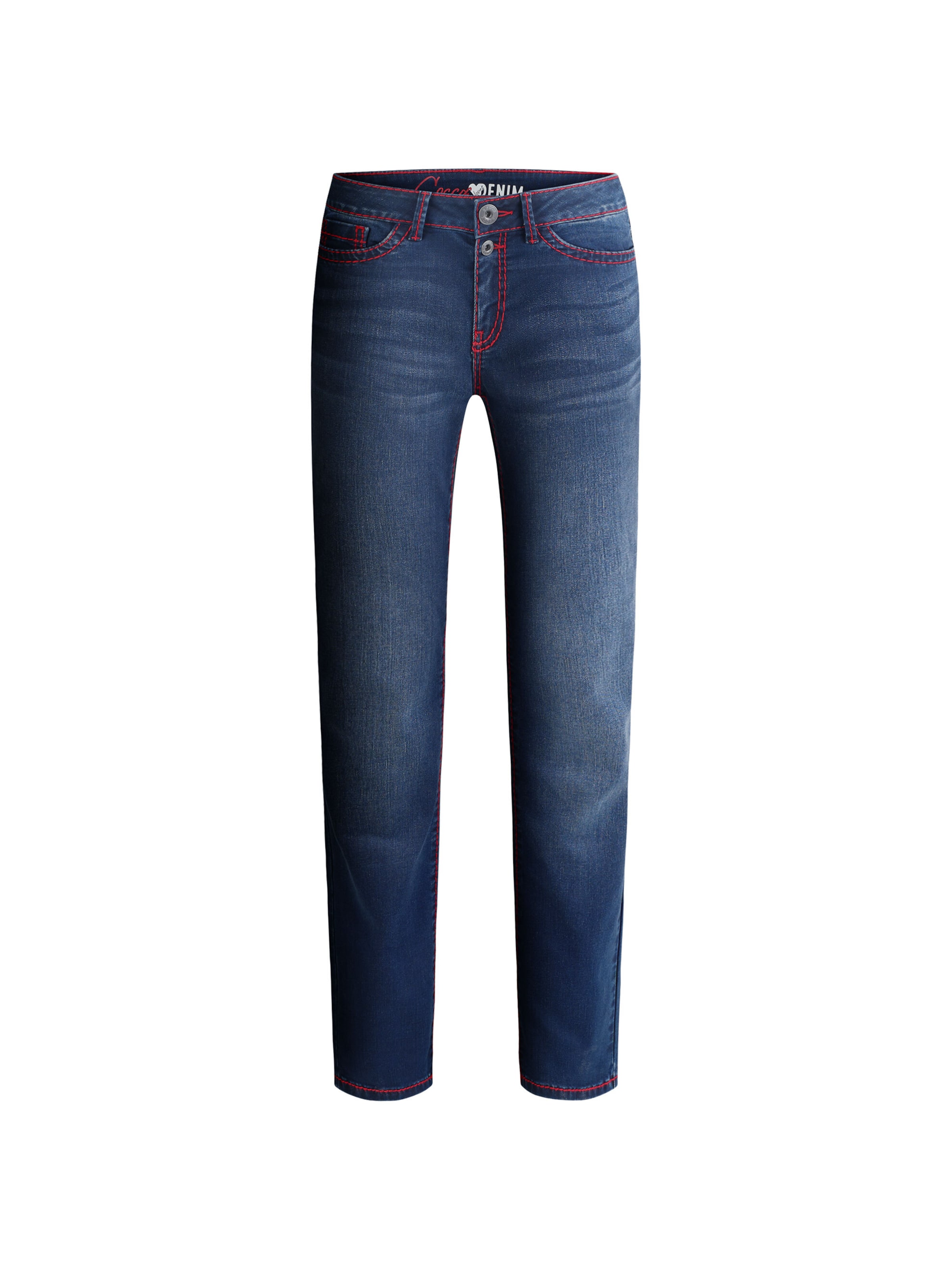 Soccx Regular Jeans in Blue: front