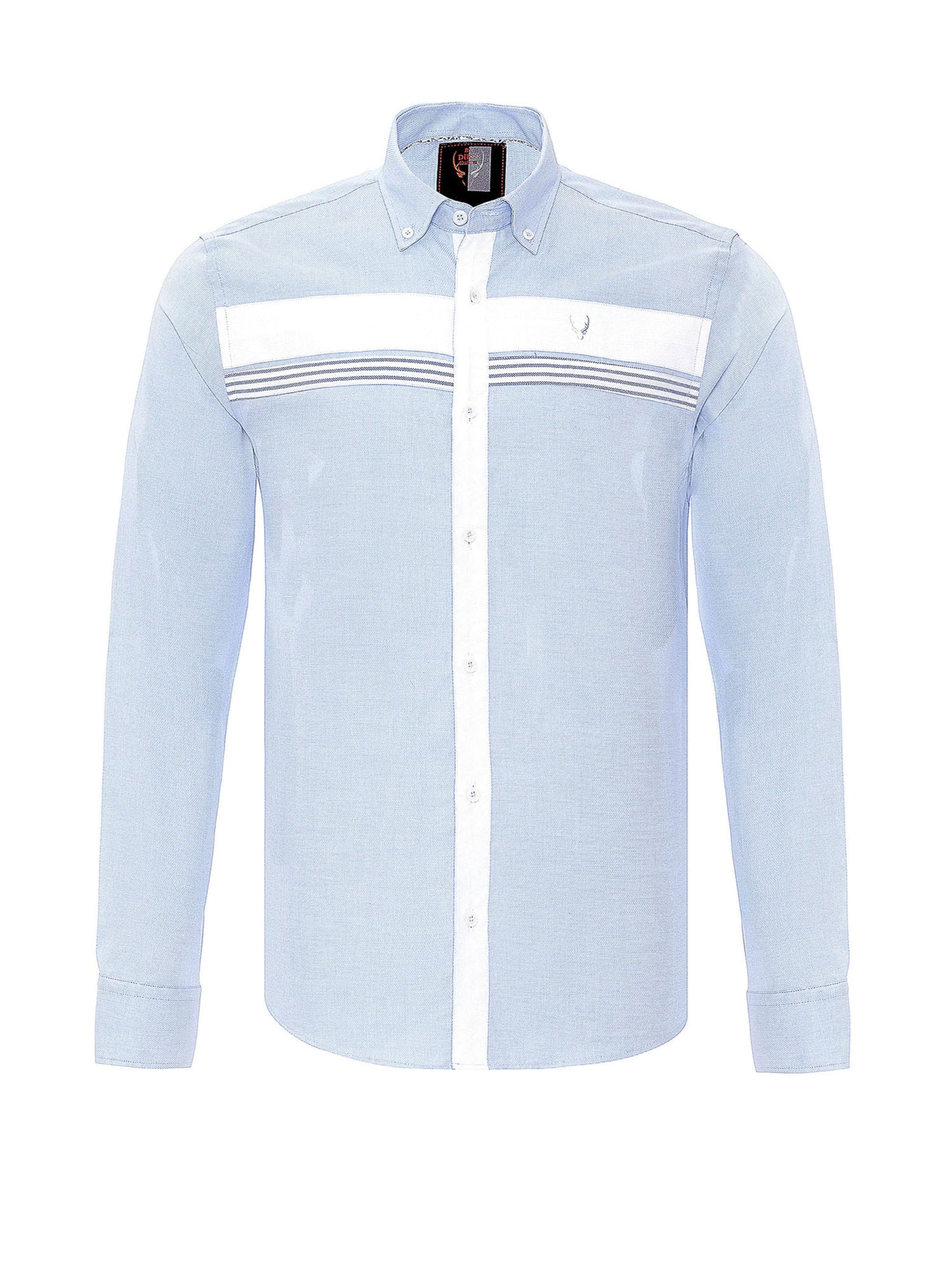 By Diess Collection Regular fit Риза в синьо: отпред