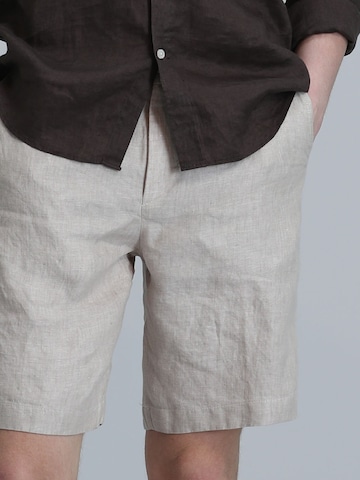 Lufian Slim fit Trousers 'Zegler' in Beige