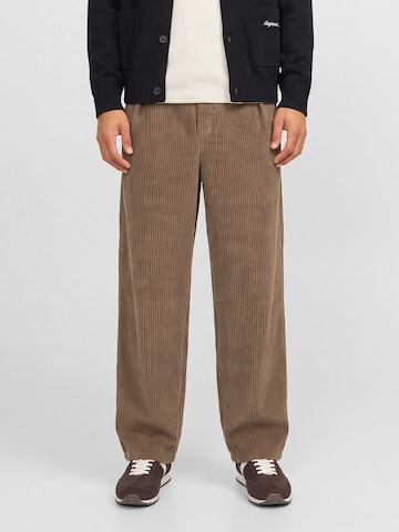 JACK & JONES Loosefit Hose 'JPStevan' in Braun: Vorderseite
