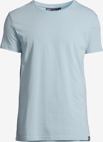 T-Shirt 'Diek' salzhaut en bleu : devant