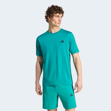 ADIDAS PERFORMANCE T-Shirt in Blau: Vorderseite