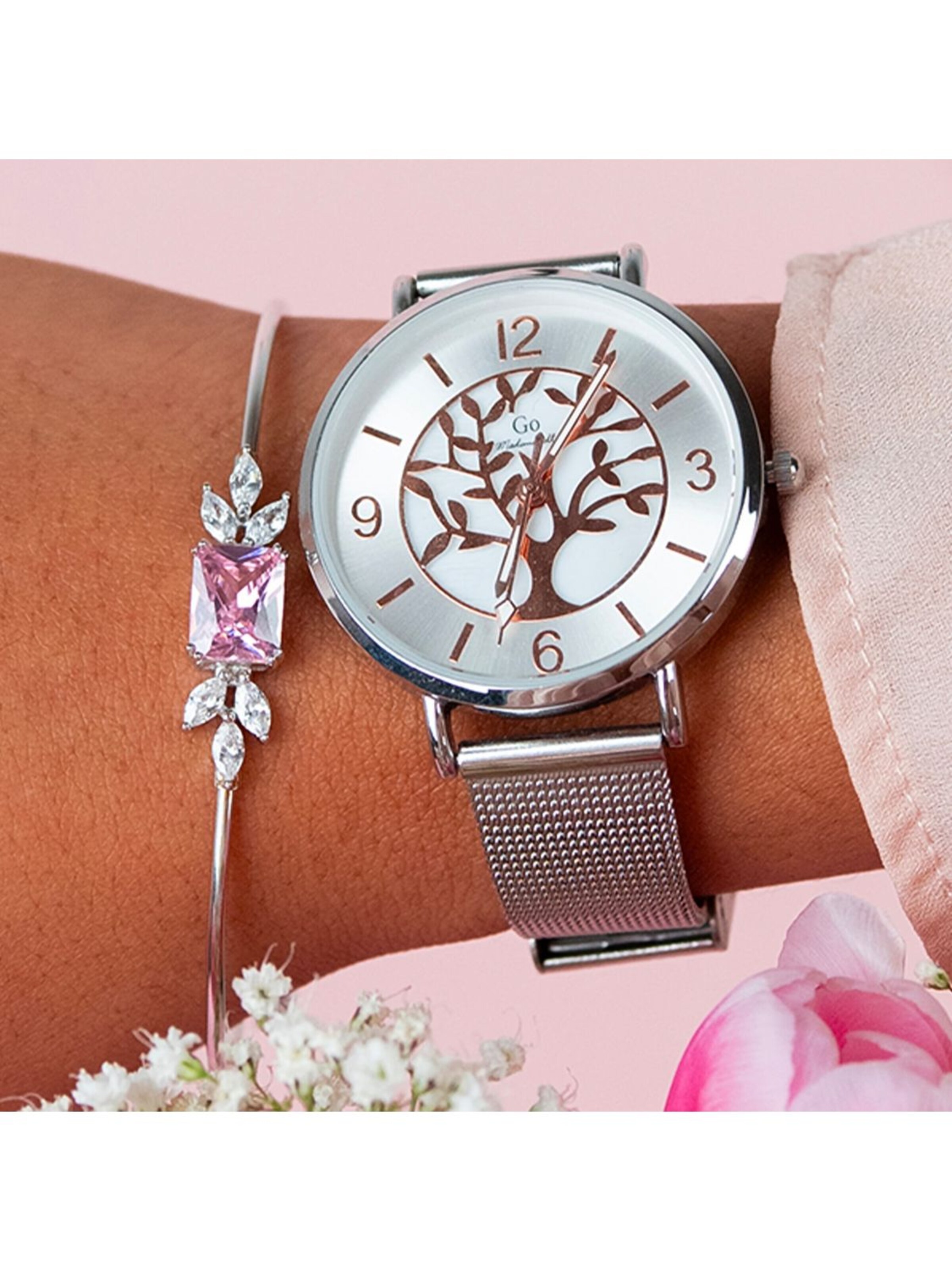 GO GirlOnly Analoog horloge in Zilver