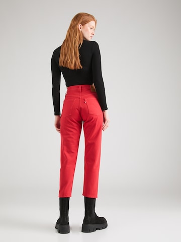 LEVI'S ® Regular Jeans '501  Crop' in Rood