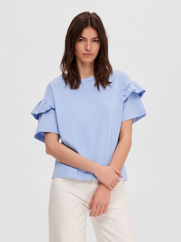 SELECTED FEMME Koszulka 'Rylie' w kolorze niebieski: przód