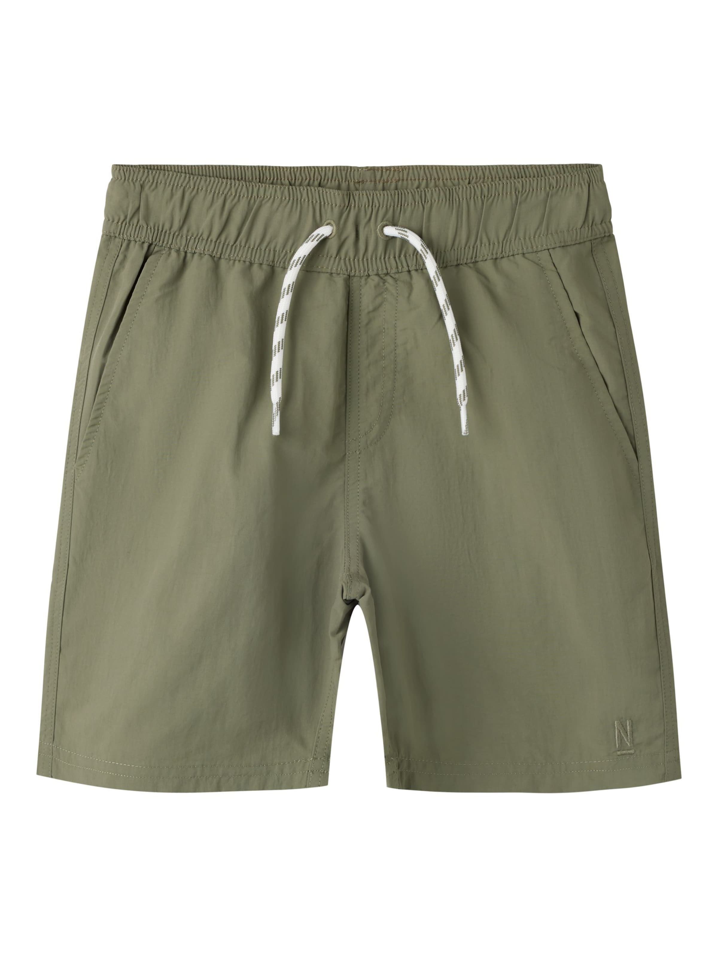 NAME IT Shorts de bain en olive, Vue avec produit