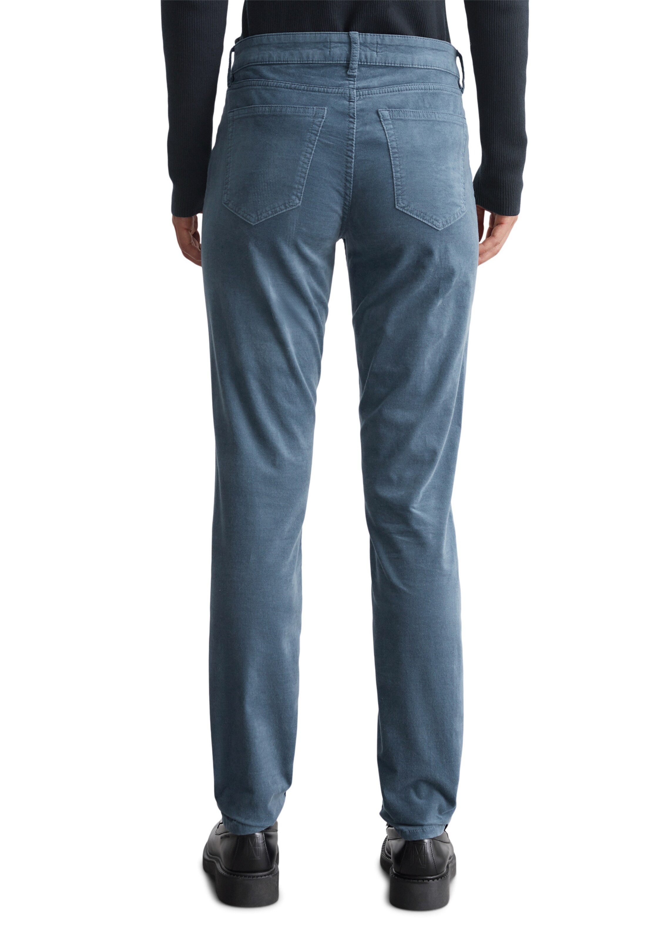 Marc O'Polo Slimfit Hlače 'Lulea' | modra barva