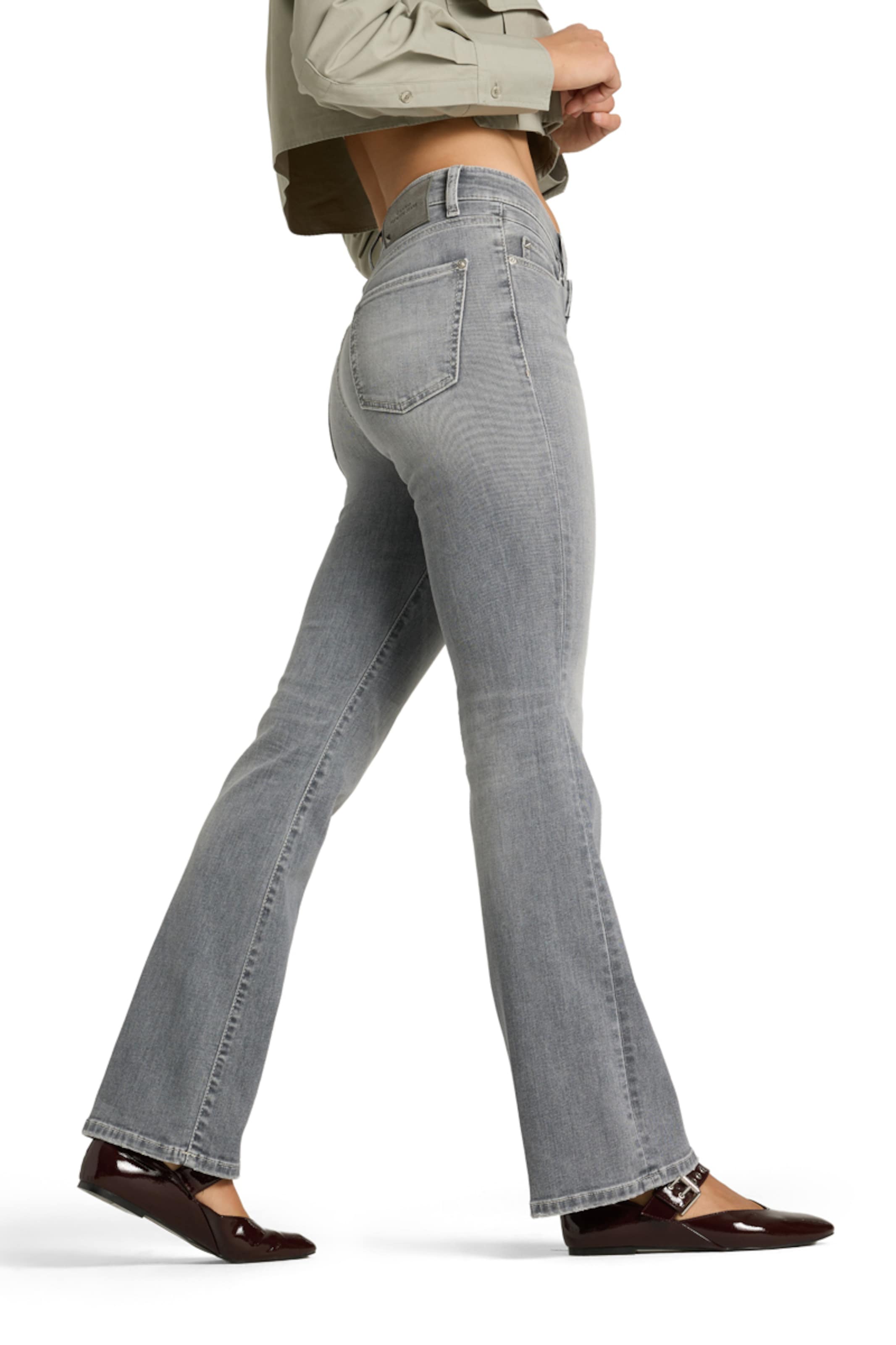 Cambio Regular Jeans 'Paris' in Grijs