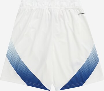 ADIDAS PERFORMANCE Regular Workout Pants 'Italy 24' in White