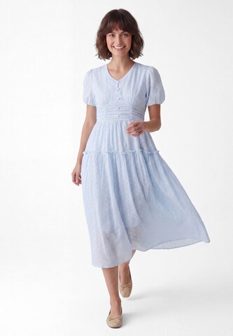 Usha Jurk in Blauw
