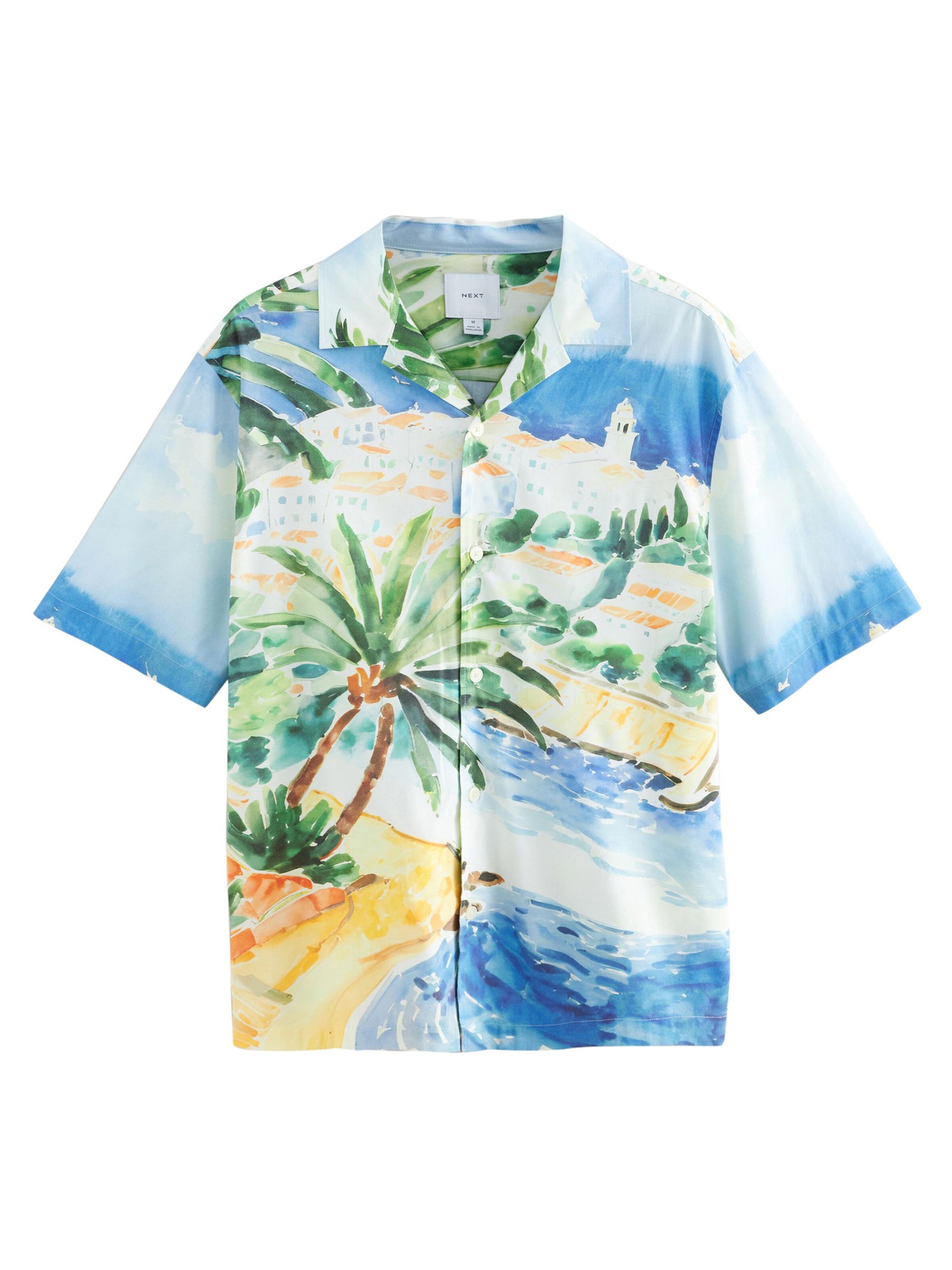 Next Regular fit Πουκάμισο σε μπλε: μπροστά