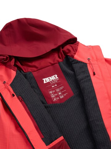 ZIENER Outdoor Jacket in Red