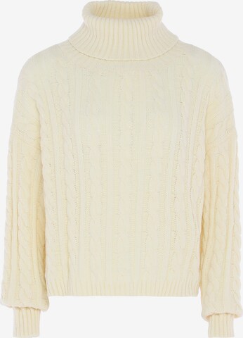 Libbi Sweater in White: front