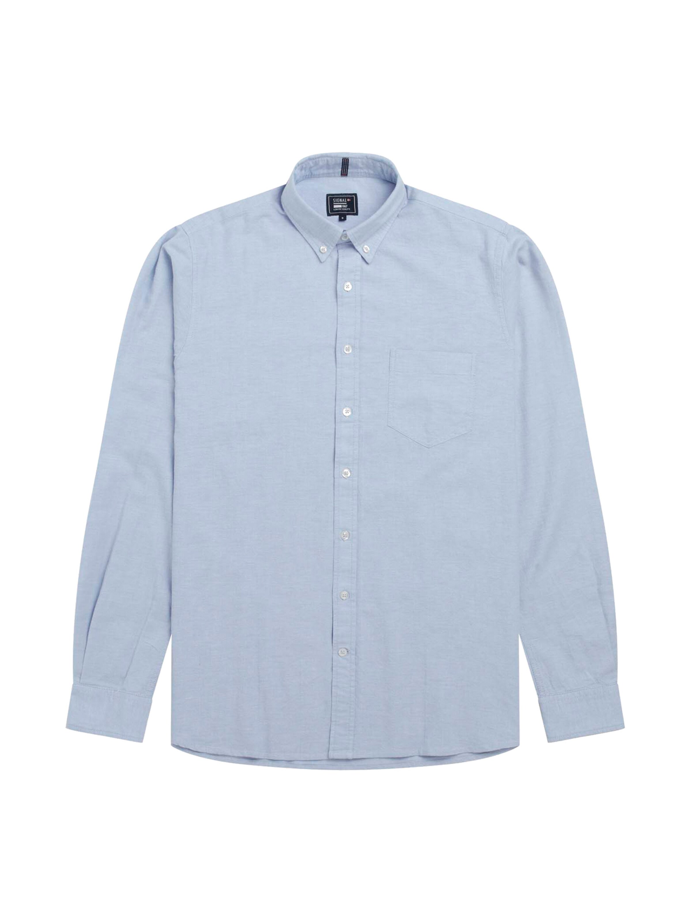 Signal Regular Fit Hemd 'Scott' in Blau: Vorderseite