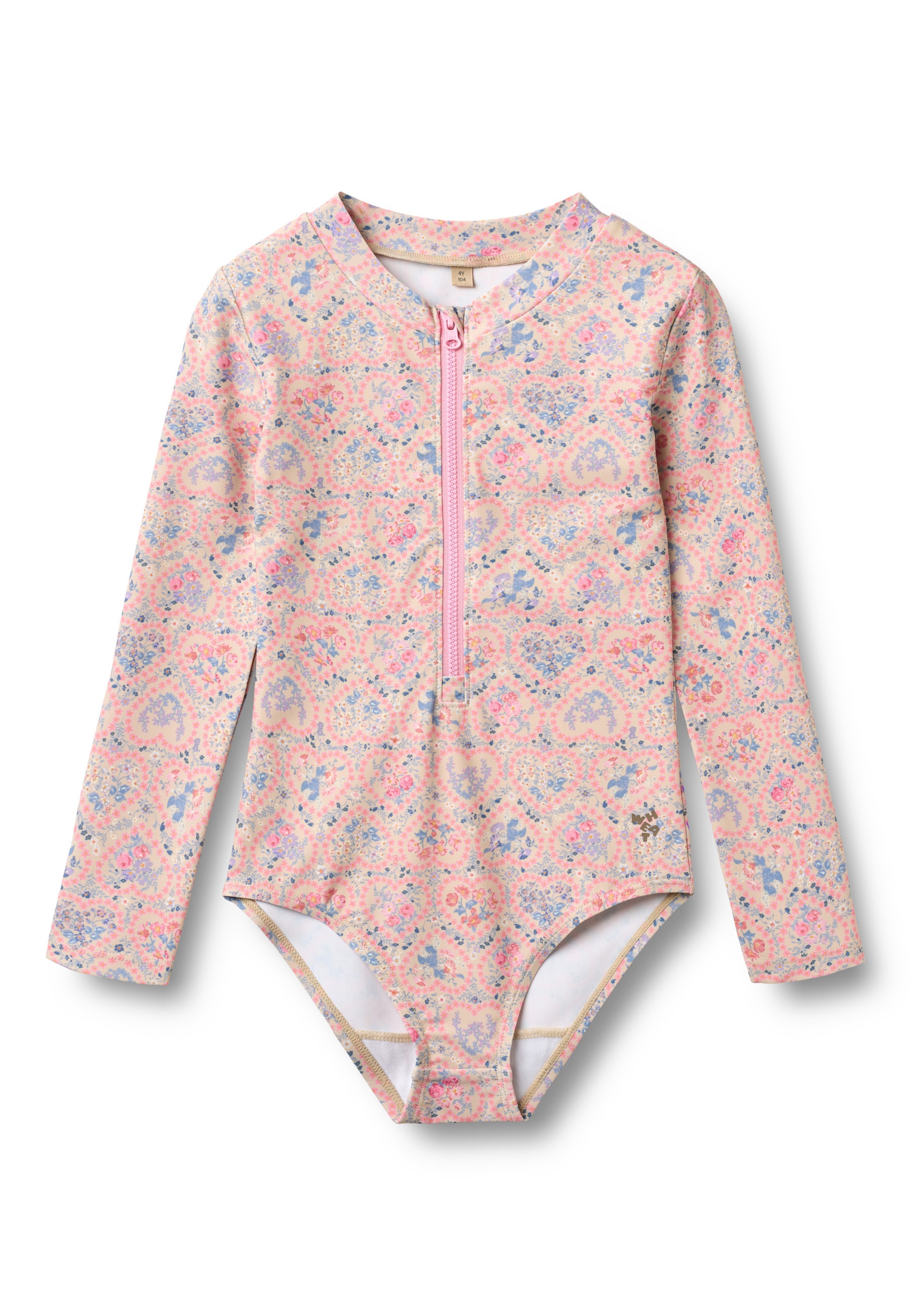 WHEAT Badpak 'Margot' in de kleur Blauw / Lavendel / Poederroze / Neonroze, Productweergave