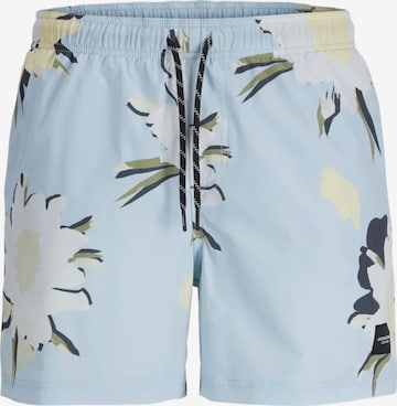 Shorts de bain 'JPSTMaui' Jack & Jones Junior en bleu : devant