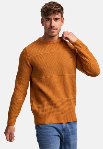 INDICODE JEANS Sweater 'Justice' in Bronze